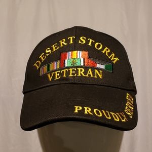 MILITARY DESERT STORM VETERAN HAT